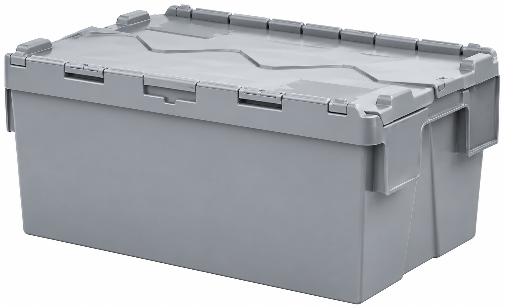 Extended Attached Lid Tote