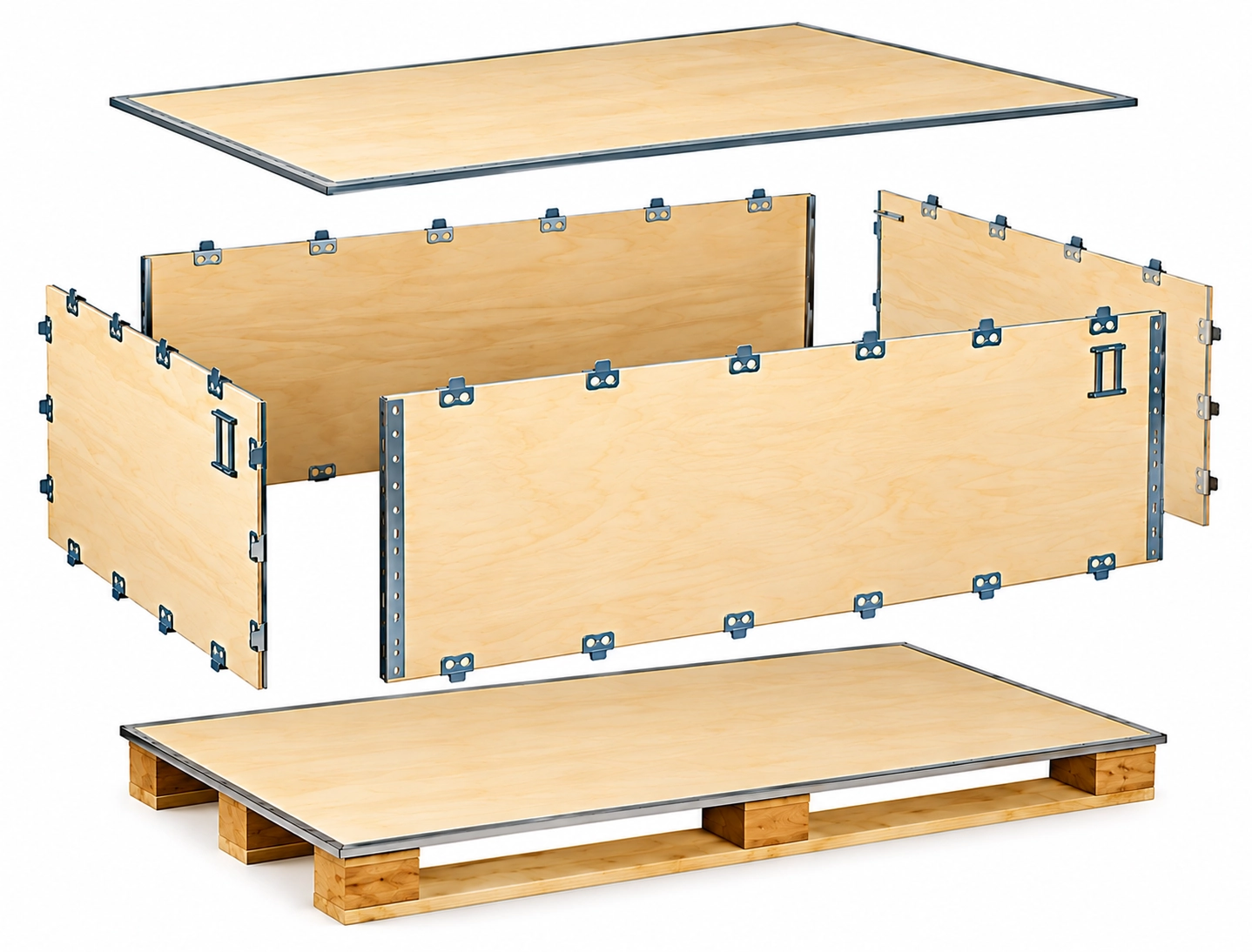 Nail-Less Box Exploded View